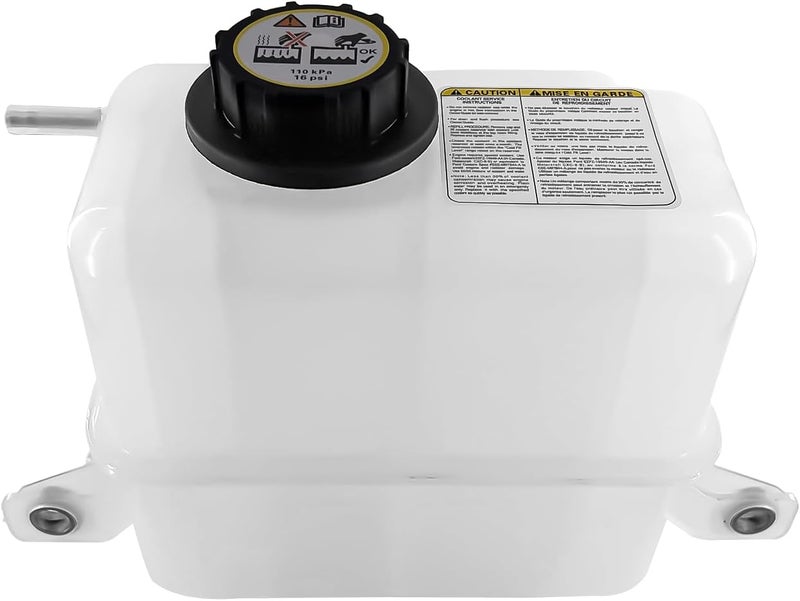 LOSTAR Engine Coolant Overflow Recovery Reservoir Tank with Cap Fit for 1995-1997 Ford F-250 F-350 F-Super Duty Replaces 603-046, F6TZ8A080EA - Image 1